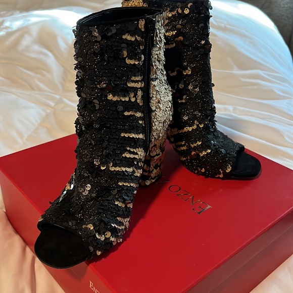 Enzo Angiolini opened toe boot - Picture 2 of 5